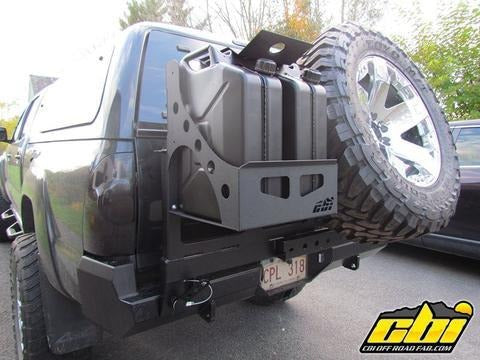 Dual Can Carrier Powdercoat Black CBI Offroad