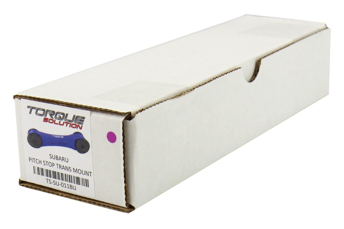Torque Solution Pitch Stop Mount Blue - Subaru Models (inc. 2002+ WRX/STI)