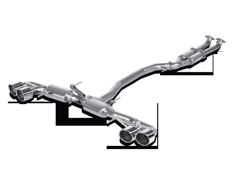 Akrapovic Evolution Line Cat Back Titanium (Requires Tips) for 2008-2017 Nissan GT-R - ME-NI/T/1