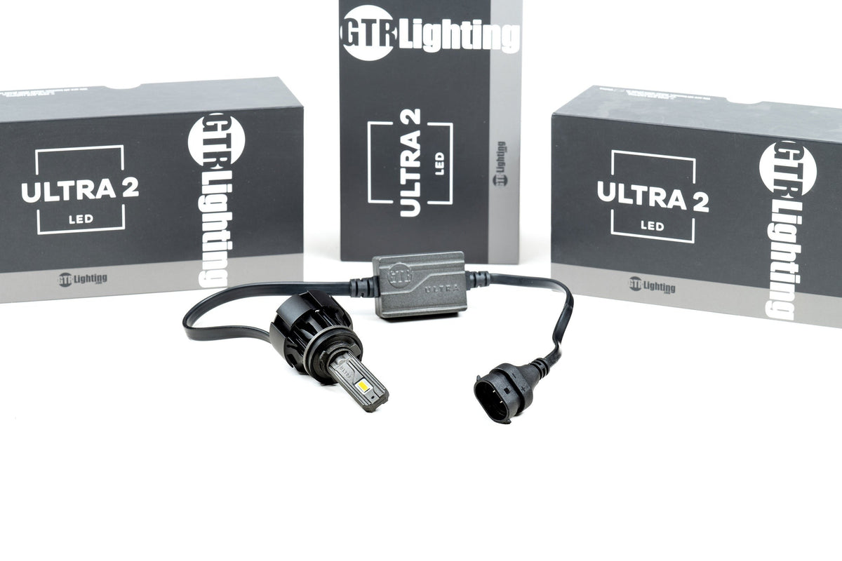 GTR Lighting Ultra Series 2.0 H11/H9/H8 Yellow LED Headlight Bulbs - GTR.LED731-Y