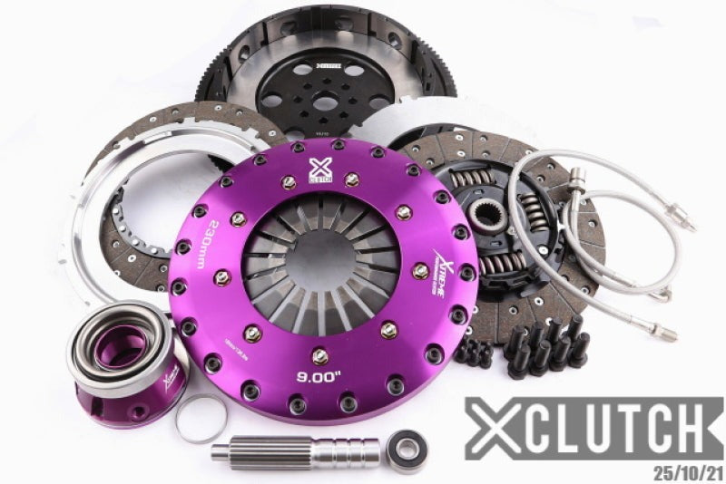 XClutch 9in Twin Sprung Organic Clutch Kit - 2004-2021 Subaru STI