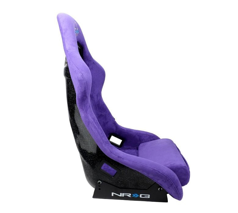 NRG Innovations FRP PRISMA Large Competition Seat Vegan Alcantara Purple - Universal
