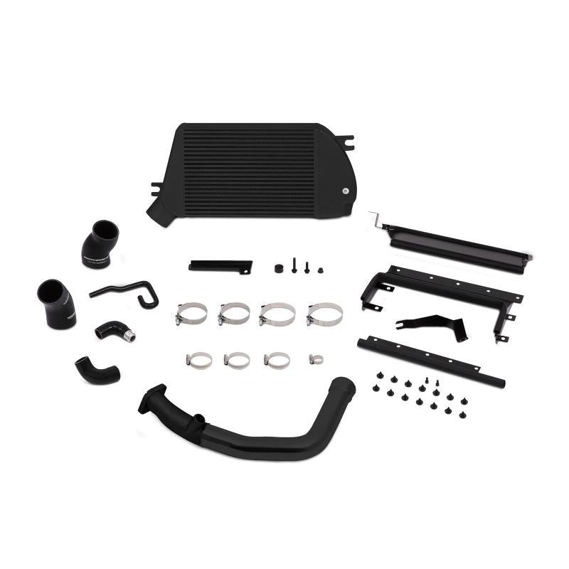 Mishimoto Race Top Mount Intercooler Kit Black w/ Black Charge Pipe - 2015-2021 Subaru WRX