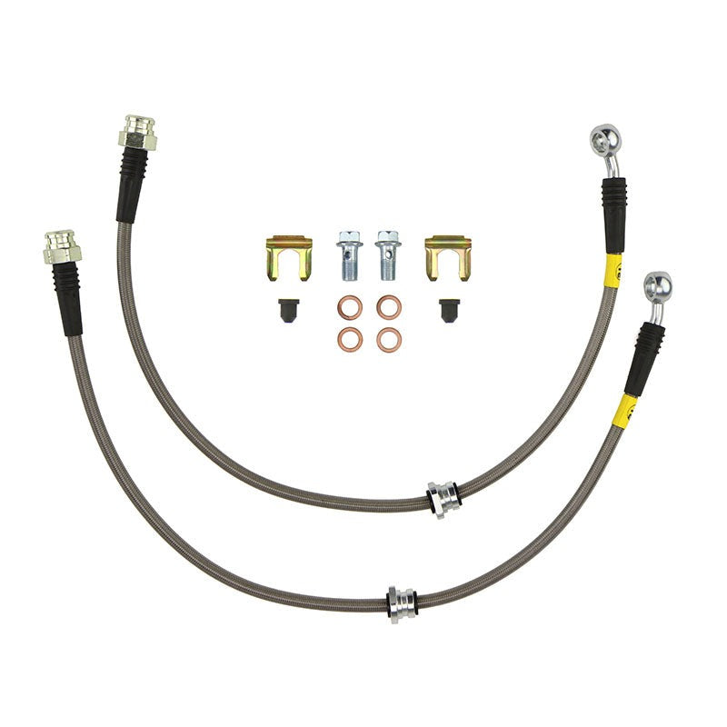 FactionFab Rear Stainless Steel Brake Lines Subaru STI 2004-2007
