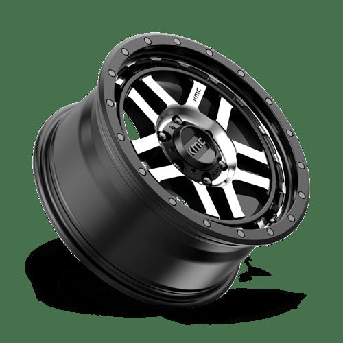 KM540 18X8.5 6X135 S-BLK MACH 00MM