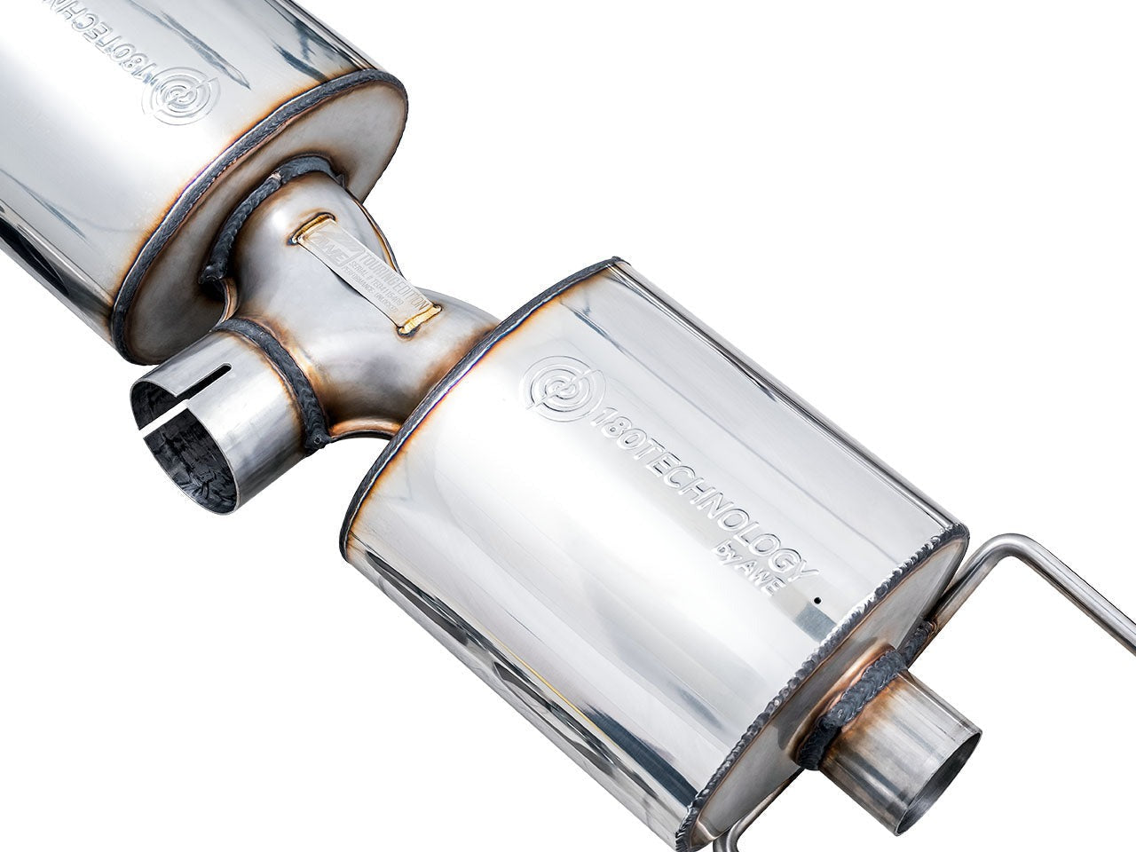 AWE Touring Edition Exhaust - Chrome Silver Tips - 2013-2024 Scion FRS / Subaru BRZ / Toyota GR86