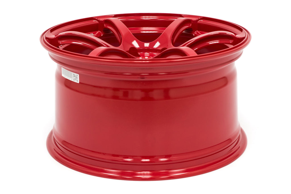 Advan RGIII Racing Hyper Red 18X9.5 +45mm 5x114.3 (Single Wheel) - 2015-2024 Subaru WRX / 2015-2021 STI / 2019-2024 Forester