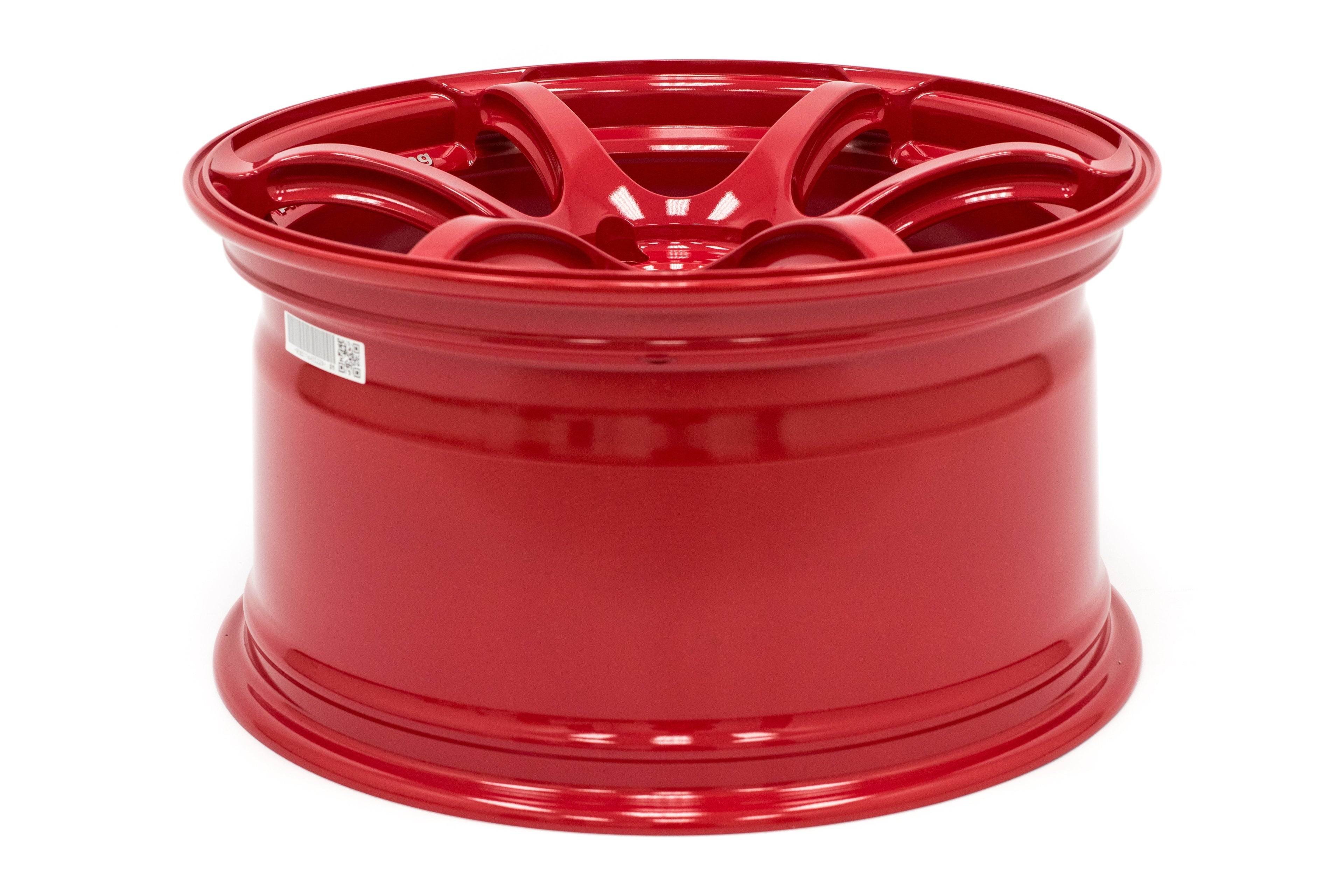 Advan RGIII Racing Hyper Red 18X9.5 +45mm 5x114.3 (Single Wheel) - 2015-2024 Subaru WRX / 2015-2021 STI / 2019-2024 Forester