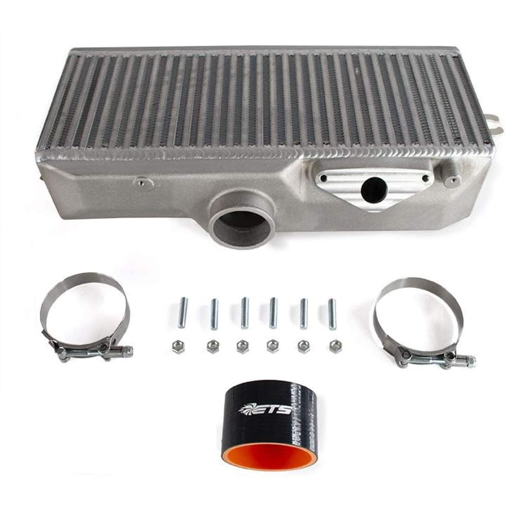 ETS Top Mount Intercooler Silver Core w/ Stencil - 2008-2021 Subaru STI