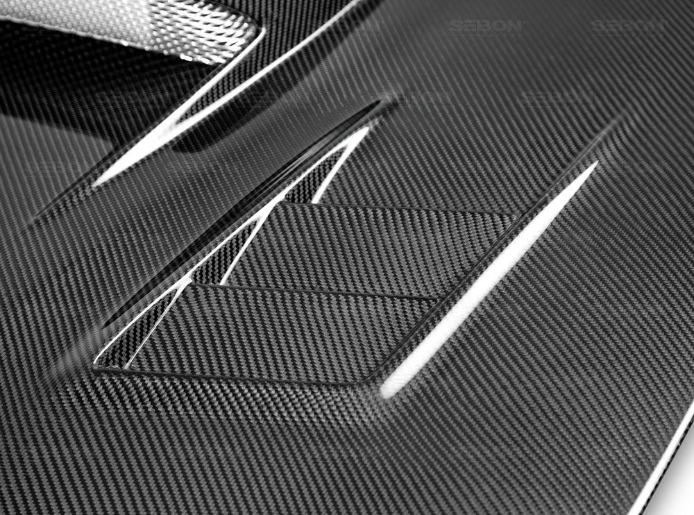 Seibon Carbon Fiber CWII Style Hood - 2006-2007 Subaru WRX / STI