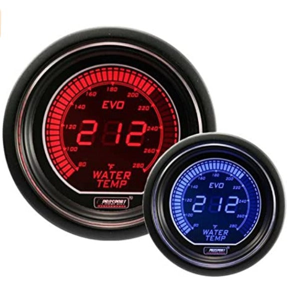 ProSport 2-1/16" Evo Electrical Water Temperature Gauge