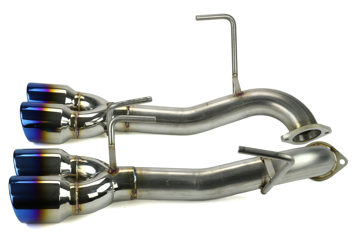ETS Extreme Axle Back Exhaust System Titanium Tip No Mufflers - Subaru Models (inc. 2015-2021 WRX / 2015-2018 STI)