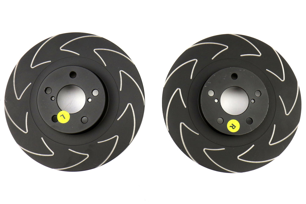 EBC Brakes BSD Series Sport V-Slotted Front Brake Rotors - 2002-2003 & 2006-2010 Subaru WRX
