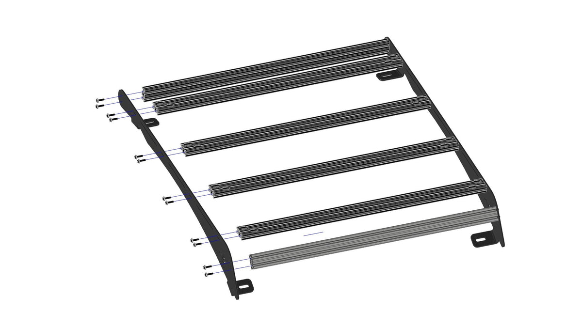 Polaris RZR Trail (Plastic Roof) 2021 Roof Rack Cutout for 30 Inch Light Bar Prinsu