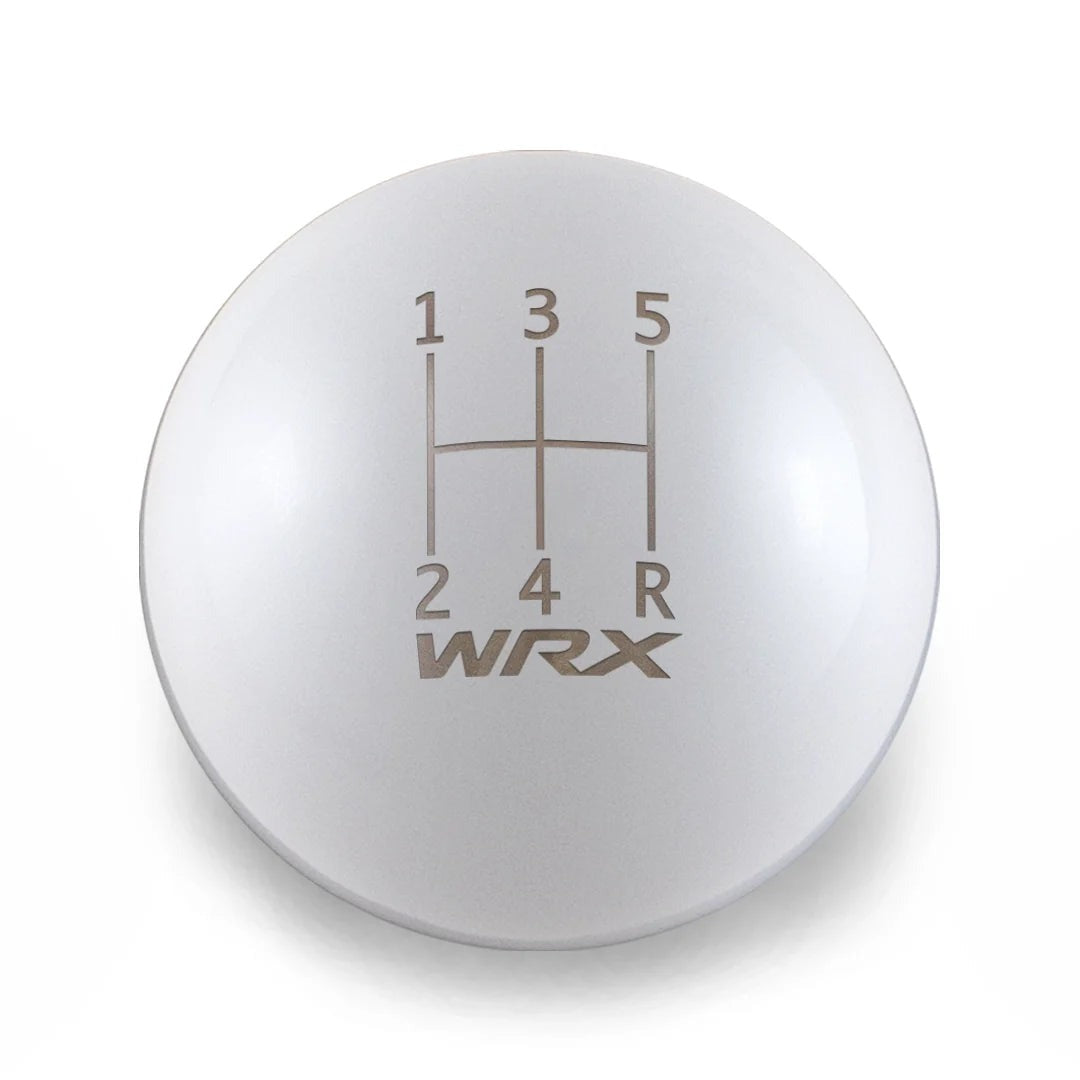 Billetworkz Weighted Shift Knob - 5 Speed WRX Standard Engraving - Subaru WRX