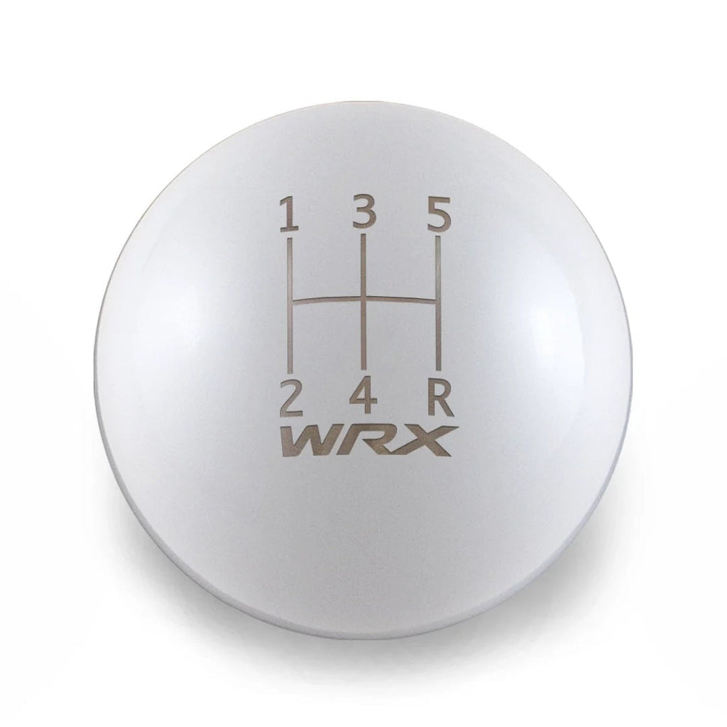 Billetworkz Weighted Shift Knob - 5 Speed WRX Standard Engraving - Subaru WRX