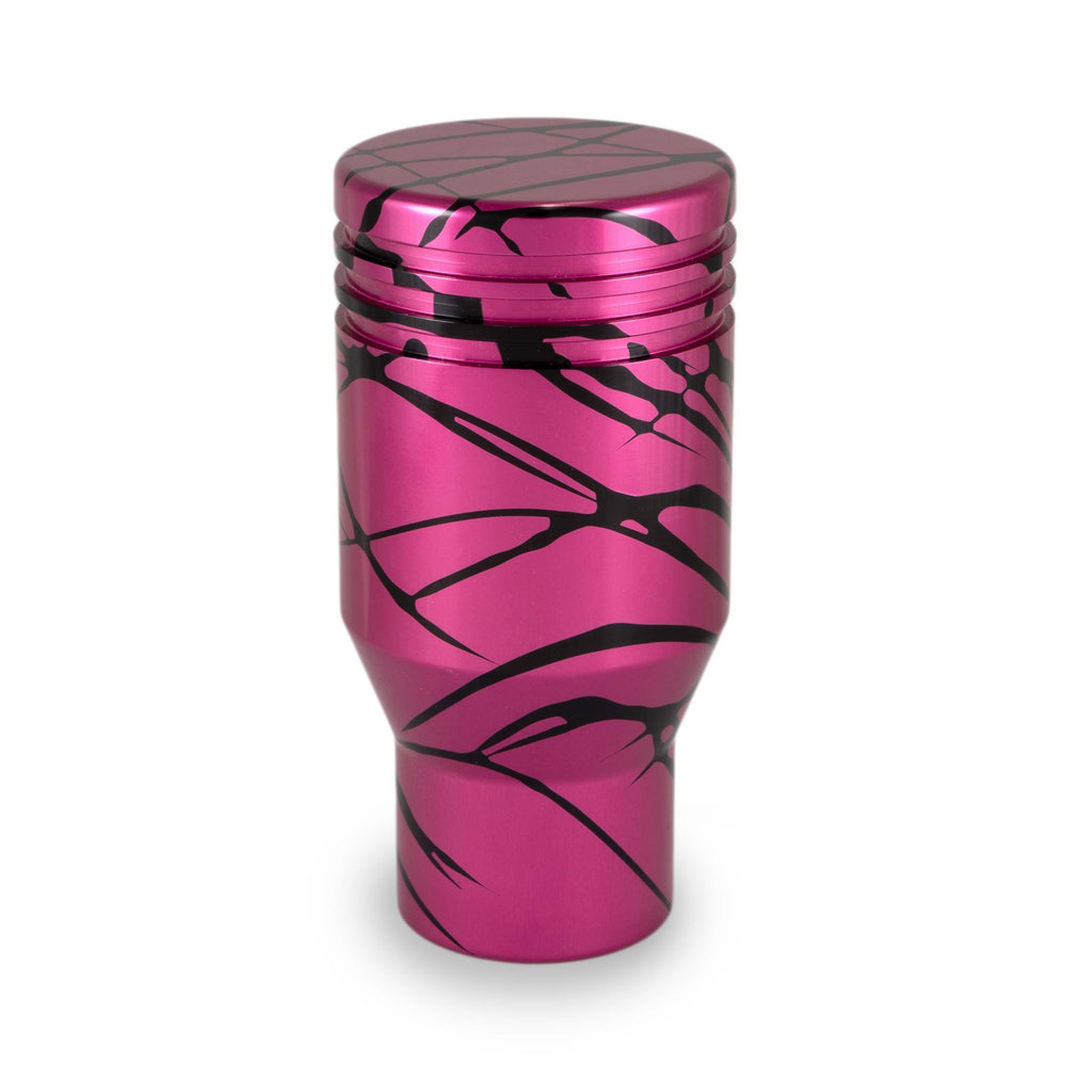 Billetworkz Automatic Shifter - Pink w/ Black Splash - Fits Subaru CVT: Forester (2019-2024)