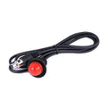 Rugged Radios Hole Mount Push to Talk Cable (PTT) with 48 Straight Cord for Intercoms