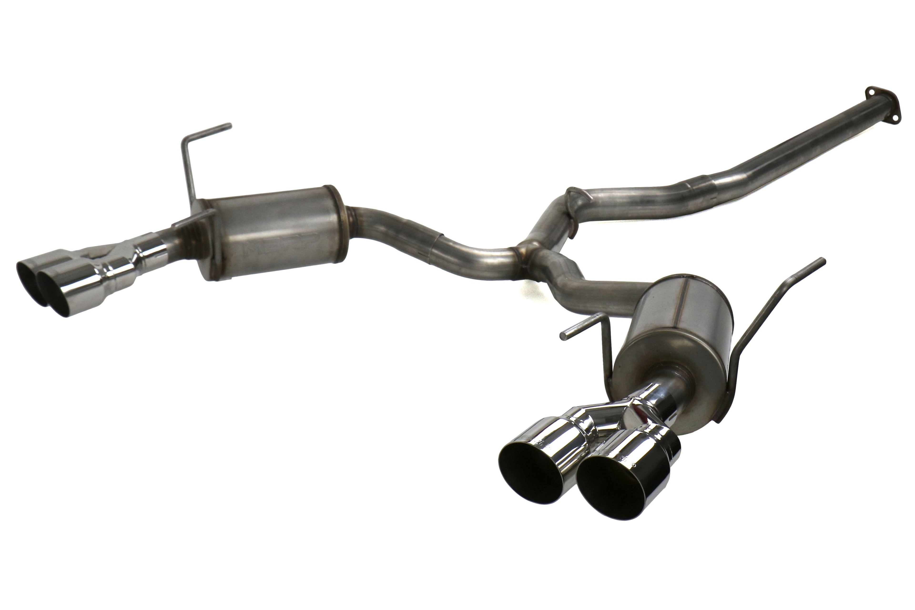 MBRP Street 3in Quad Tip Cat Back Exhaust - 2015-2021 Subaru WRX / STI