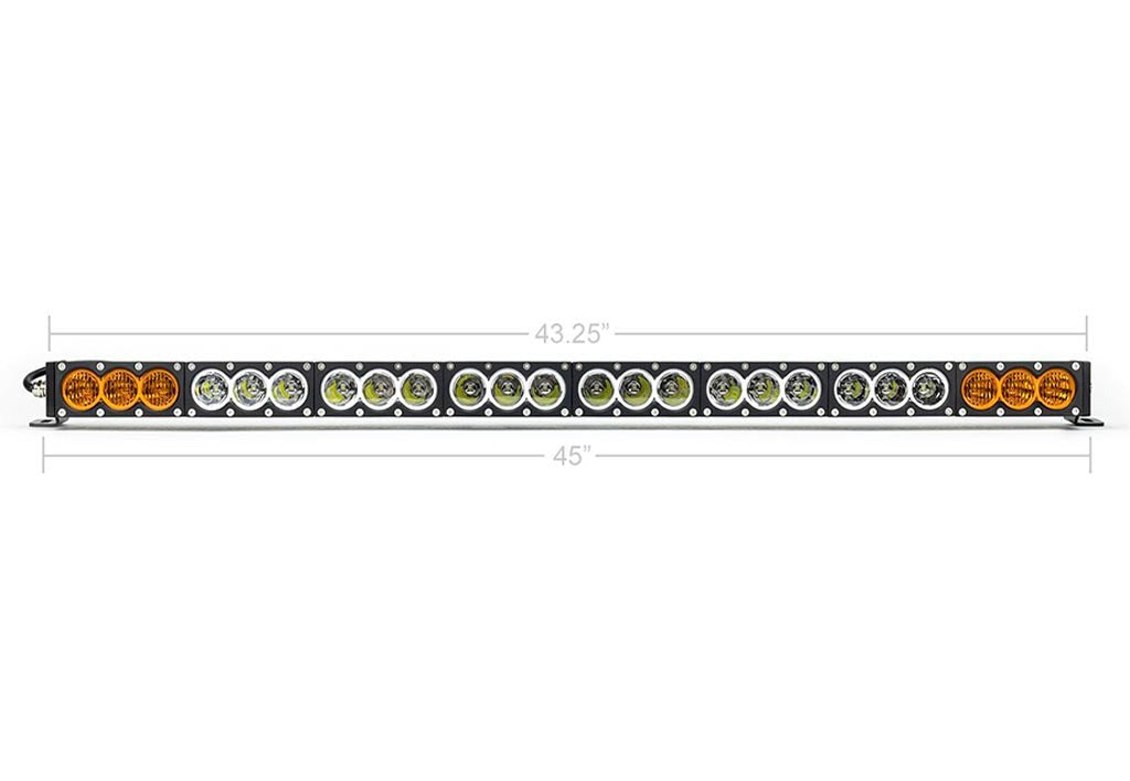 43" DUAL FUNCTION Light Bar Kit complete with CRL Roof Rack Brackets