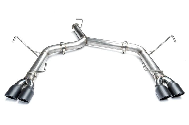 ETS Cat-Back Exhaust System No Muffler Non-Resonated Stealth Black Tips - 2022-2024 Subaru WRX