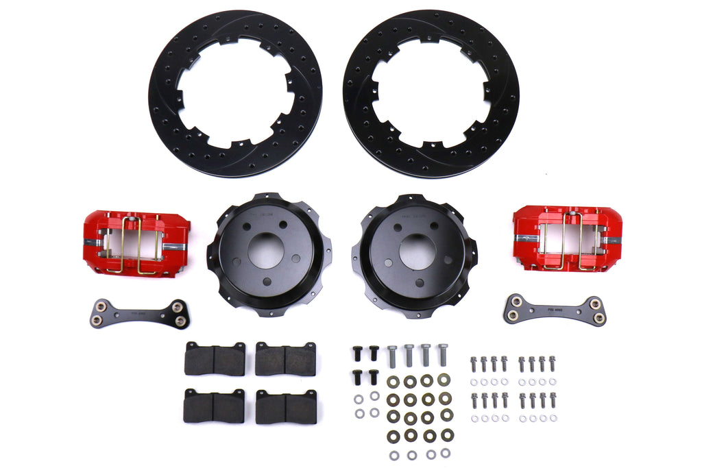 Wilwood Dynapro 12.19in Rear Kit Black - 2002-2005 Subaru WRX / 2001-2008 Forester / 1999-2007 Impreza