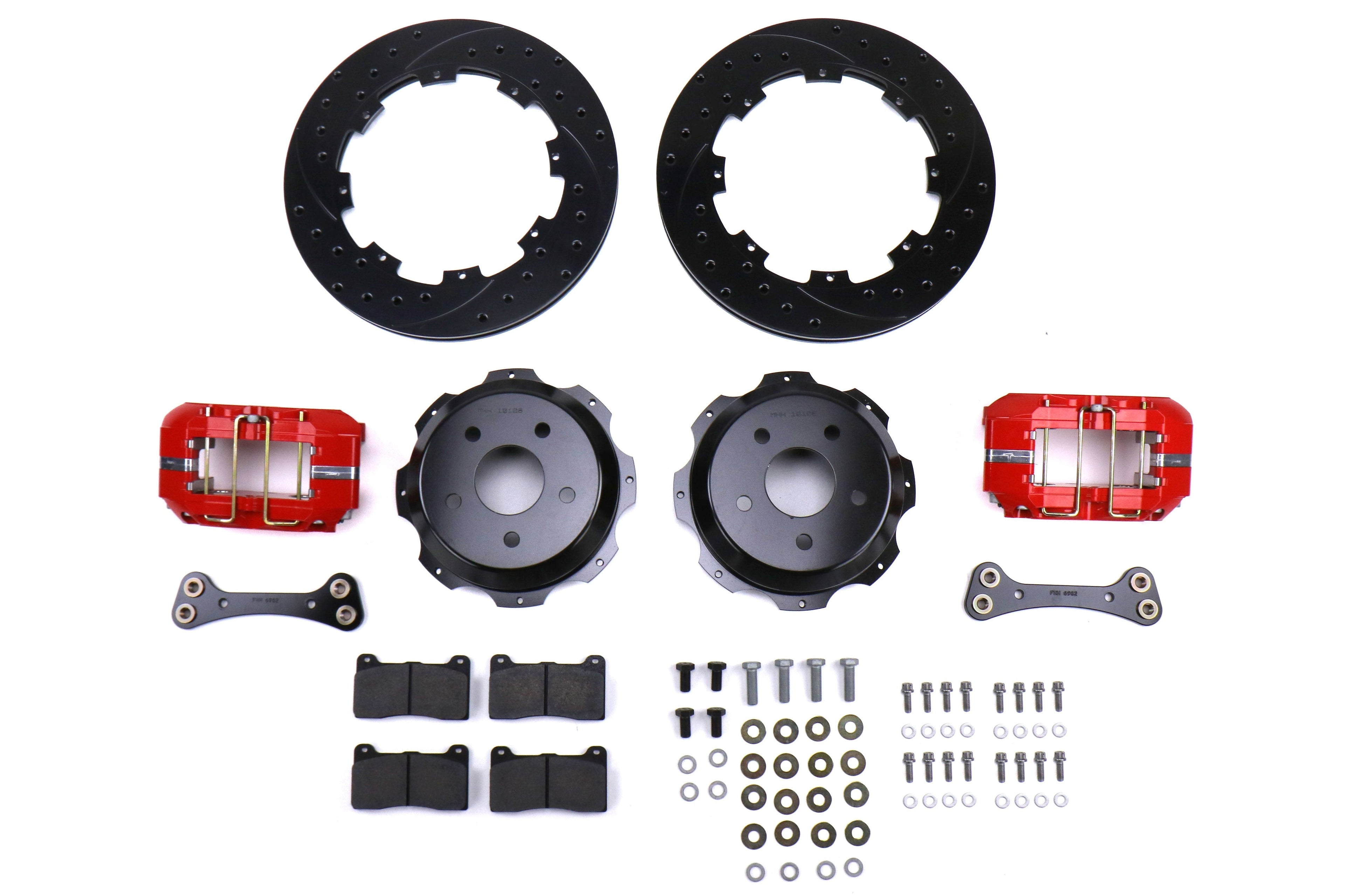 Wilwood Dynapro 12.19in Rear Kit Black - 2002-2005 Subaru WRX / 2001-2008 Forester / 1999-2007 Impreza