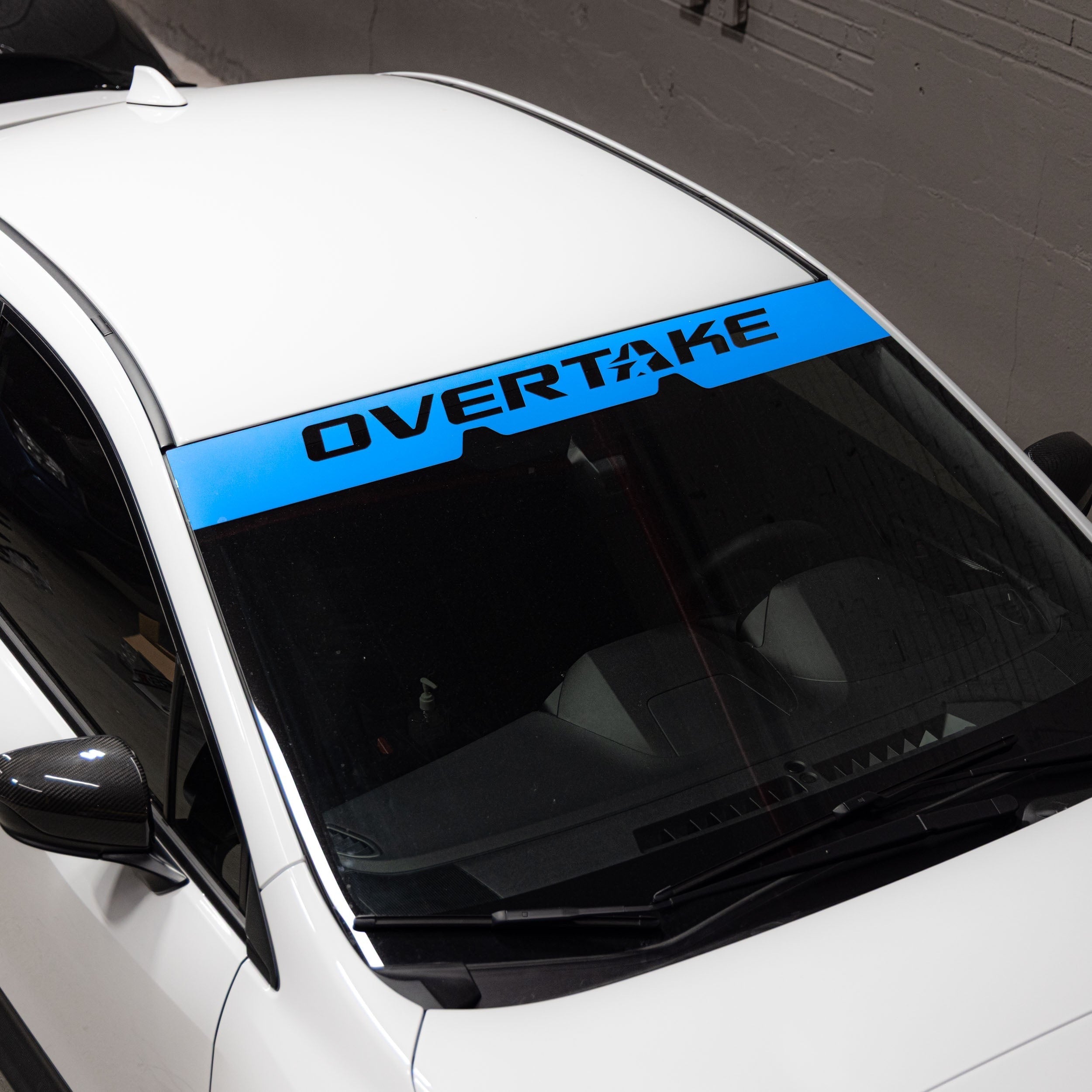 Overtake EyeSight Windshield Banner (Hyper Blue) - 2022-2025 Subaru WRX