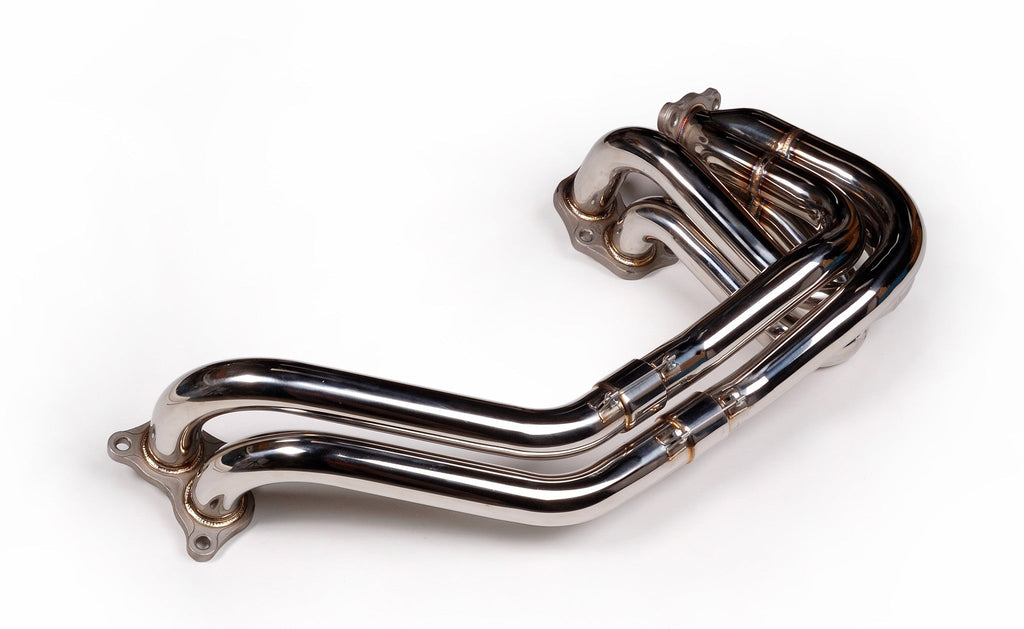 Tomioka Racing Subaru Single Scroll Unequal Length Exhaust Manifold with 3 bolts Up-pipe - 2002-2014 Subaru WRX / 2004-2021 STI