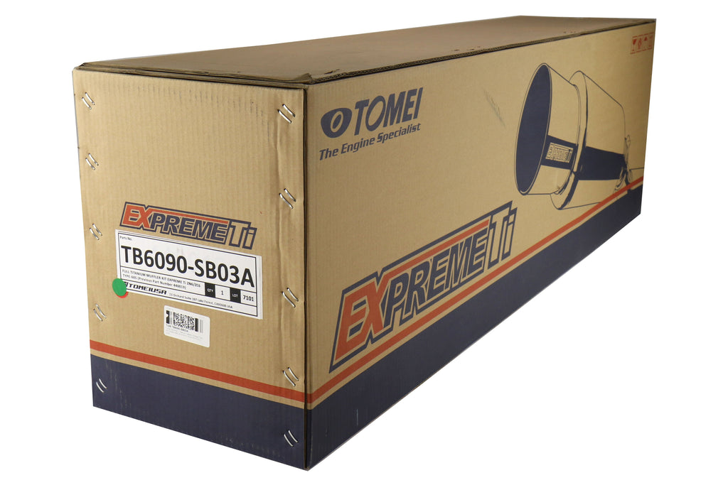 Tomei Expreme Ti Titanium Catback Exhaust Type 60S - Burnt Tip - 2013-2020 Scion FR-S / Subaru BRZ / Toyota 86