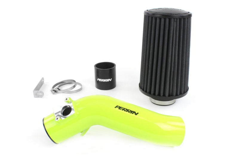 PERRIN Cold Air Intake Neon Yellow - 2018-2021 Subaru STI