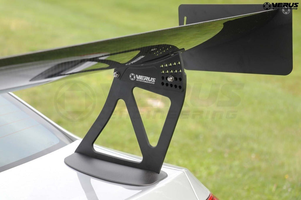 Verus Engineering UCW Rear Wing Kit w/ Carbon Endplates - 2011-2014 Subaru WRX/STI Sedan