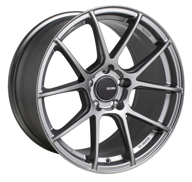 Enkei TS-V 17x9 5x114.3 40mm Offset 72.6mm Bore Storm Grey Wheel - 2005-2007 Subaru STI