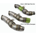 ETS Street GESI High Flow Catted Downpipe w/Pro Series Connection - 2020-2024 Toyota Supra