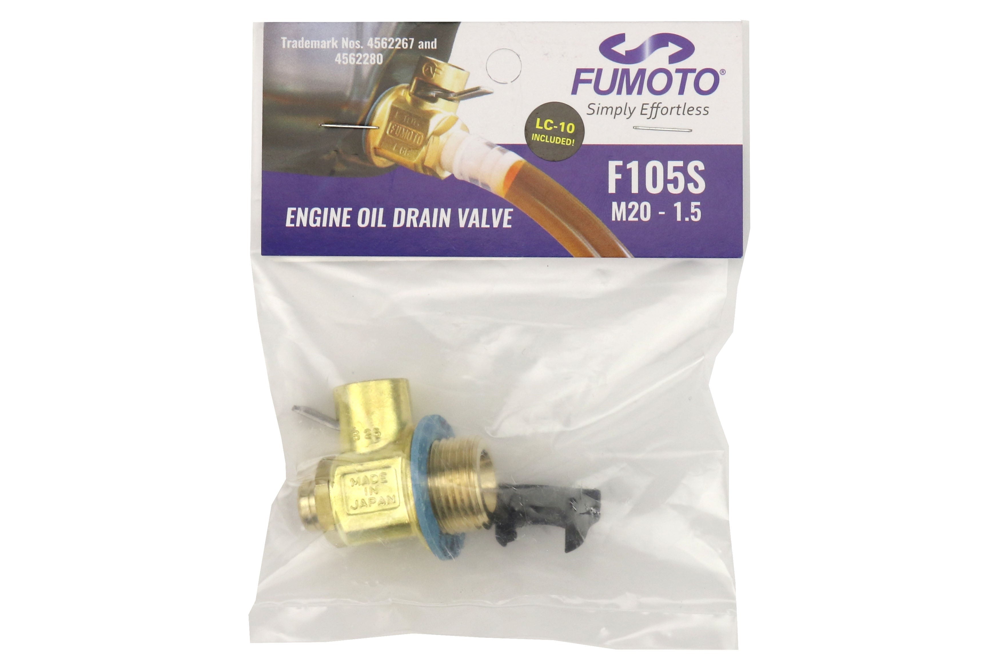 Fumoto M20-1.5 Valve W/Short Nipple and Lever Clip - Subaru EJ Models (inc. 2002-2014 WRX / STI / 1998-2010 Forester)