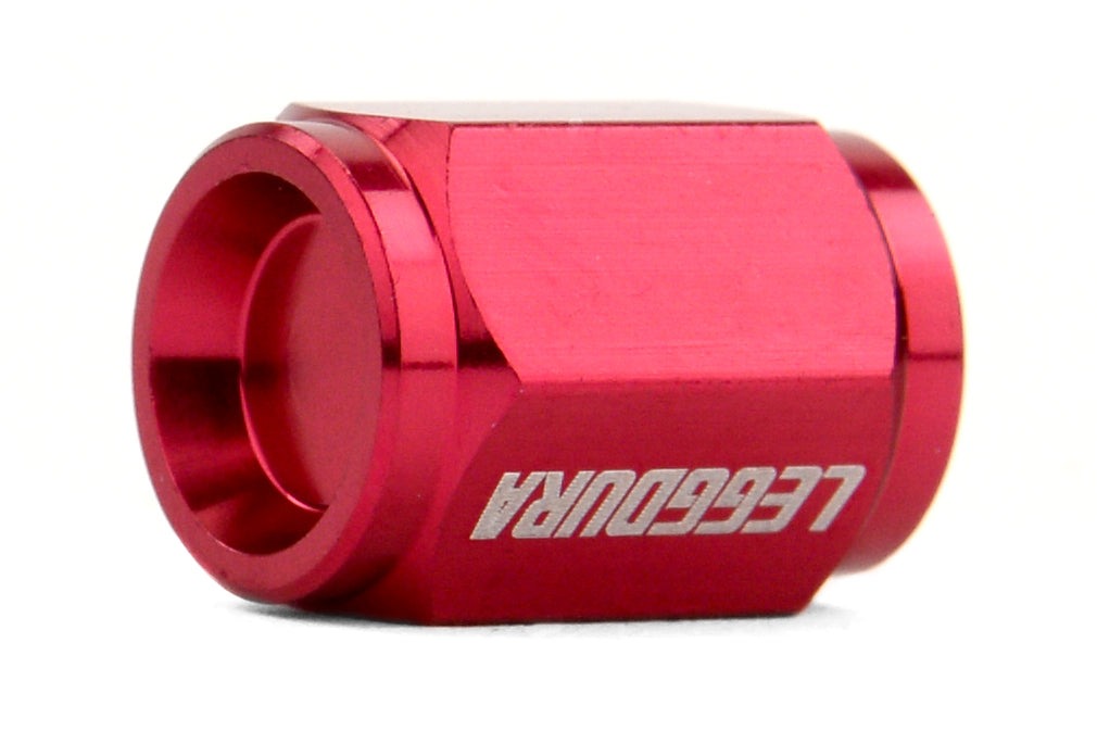 Project Kics Leggdura Racing Red Valve Cap - Universal