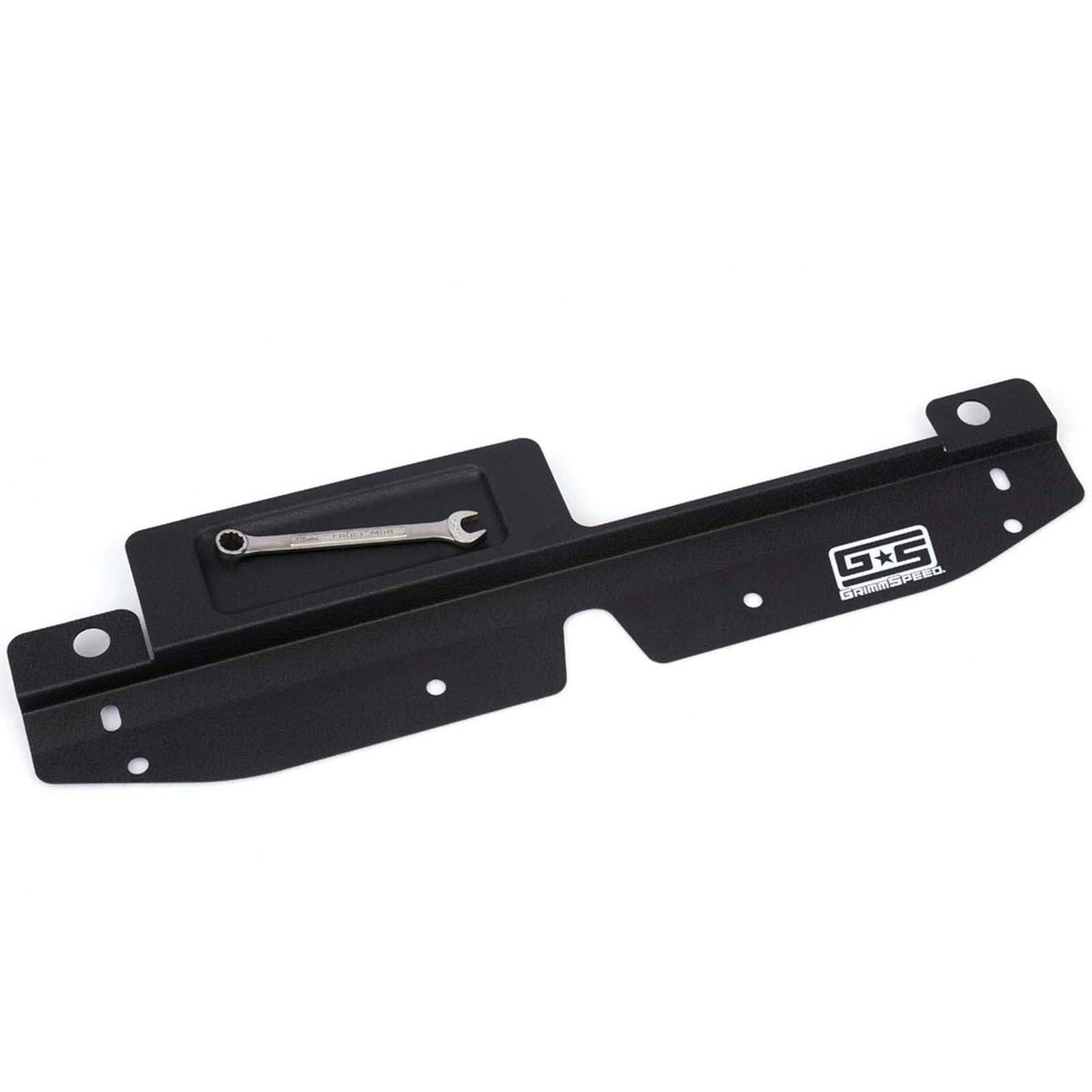 GrimmSpeed Radiator Shroud w/ Tool Tray Black - 2008-2014 Subaru WRX/STI