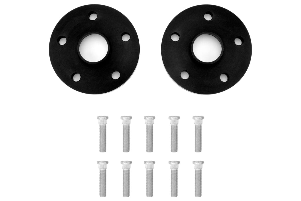 PERRIN 15mm Wheel Spacers 5x114.3 - Black Pair - 2005-2021 Subaru STI / 2015-2026 WRX