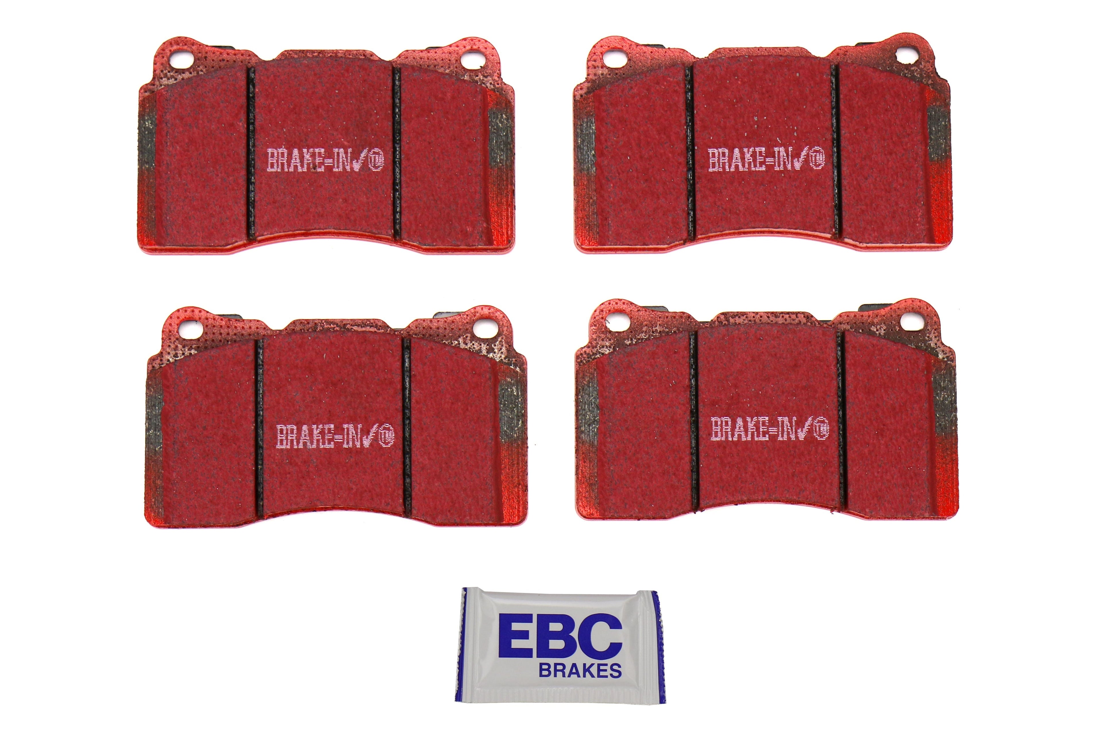 EBC Brakes Redstuff Ceramic Front Brake Pads - 2004-2017 Subaru STI / 2017-2026 Honda Civic Type R