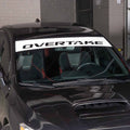 OVERTAKE Windshield Banner - Ships FREE!