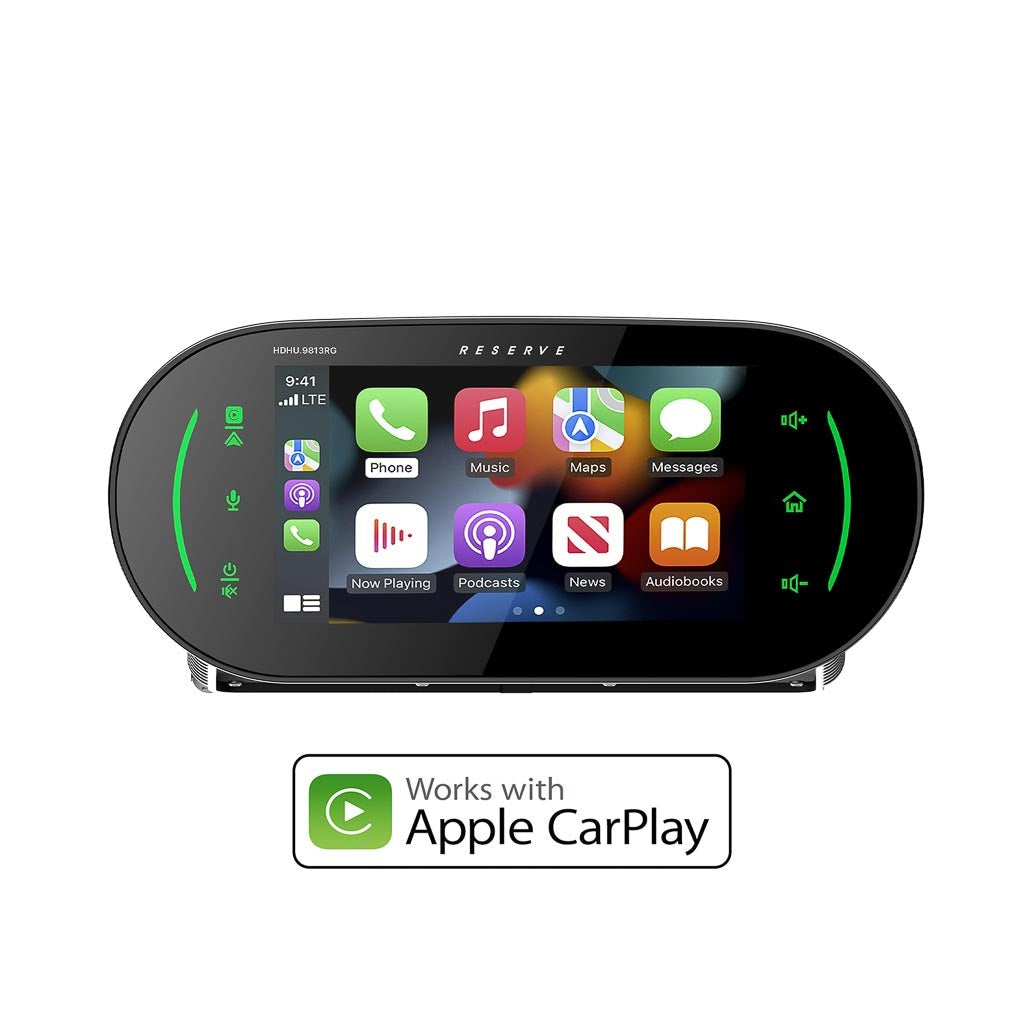 Precision Power 7" Plug-n-Play Touchscreen Head Unit with Apple CarPlay®, Android Auto® & SiriusXM® Tuner Ready - HDHU.9813RG