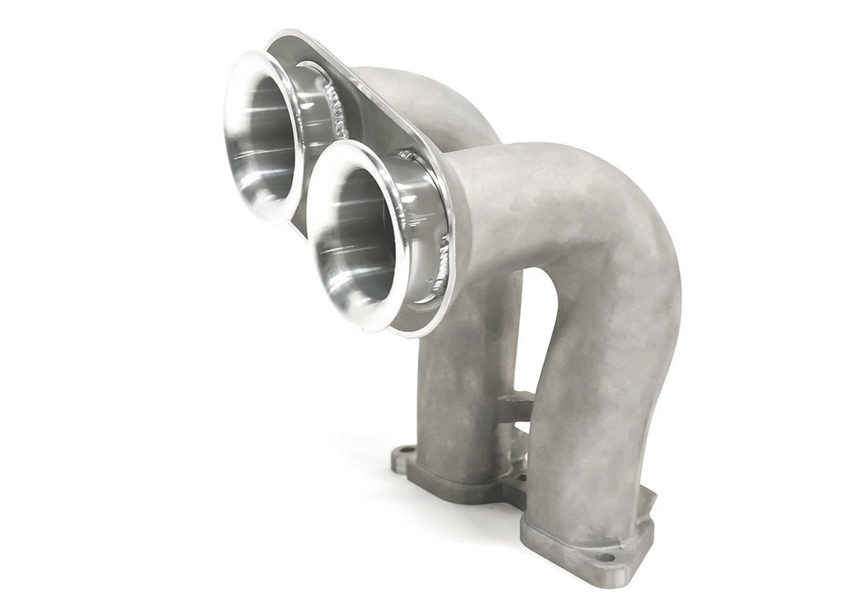 AMS Performance Reverse Rotation Intake Manifold - Un-Coated - 2002-2014 Subaru WRX / 2004-2021 Subaru STI