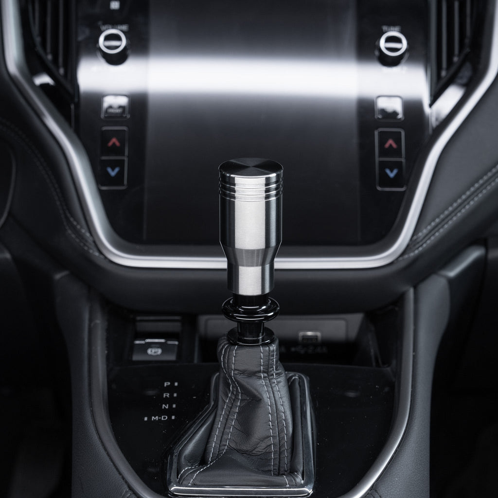 Billetworkz Titanium Brushed Automatic Shifter - Subaru CVT: WRX (2022+), Crosstrek (2024+), Forester (2025+), Impreza (2024+), Legacy/Outback (2015+)