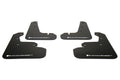 Rally Armor UR Mudflaps Black Urethane White Logo - 2017-2021 Subaru Impreza