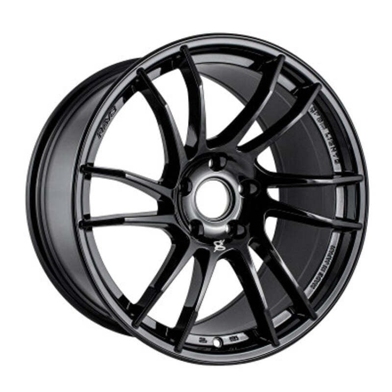 Gram Lights 57XR 18x9.5 +38 5x114.3 - Glossy Black (Single Wheel)