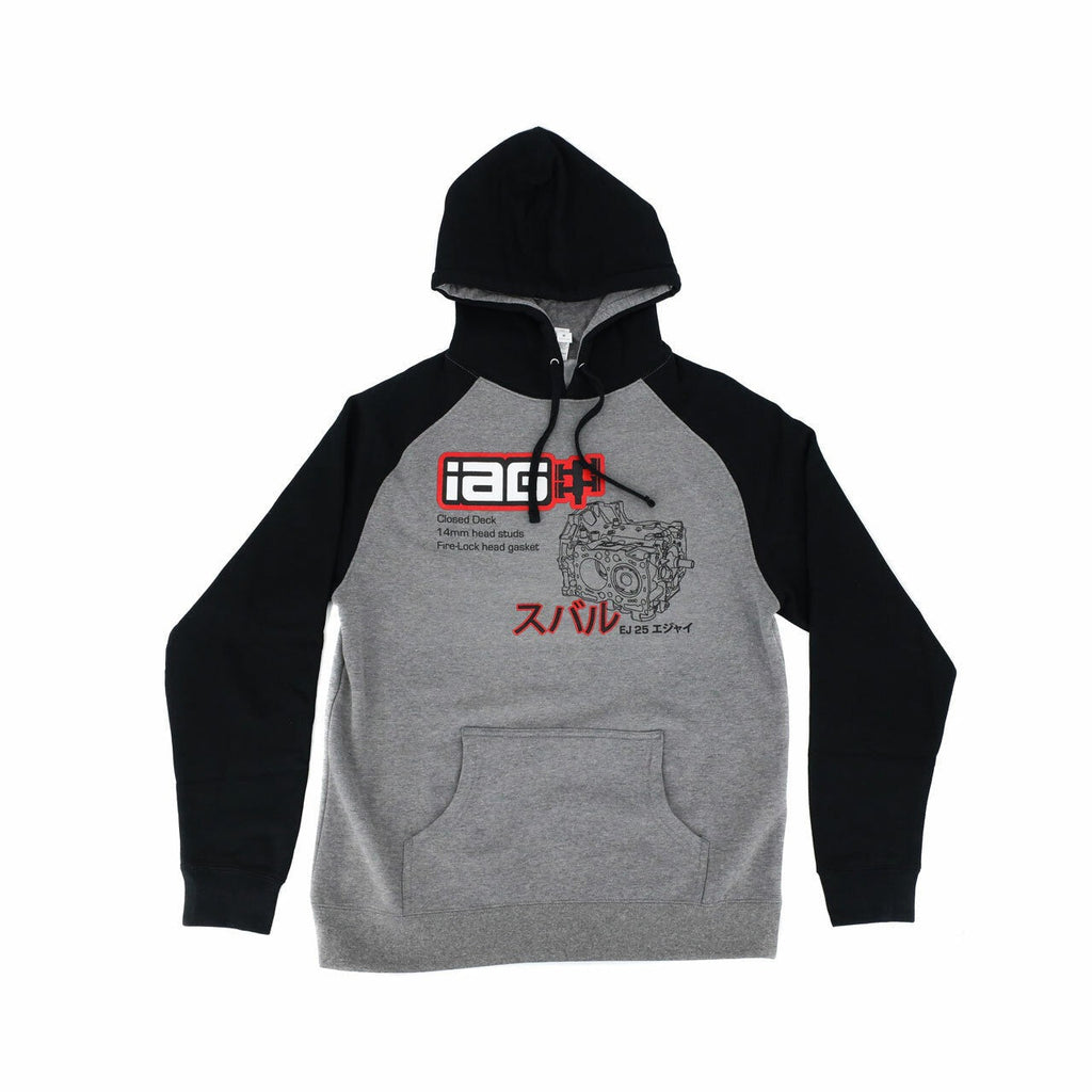 IAG Performance IAG Closed Deck Hoodie (Black & Gray) - Size 2XL