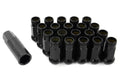 Wheel Mate Muteki SR48 Open End Lug Nuts - Black 12x1.50 48mm