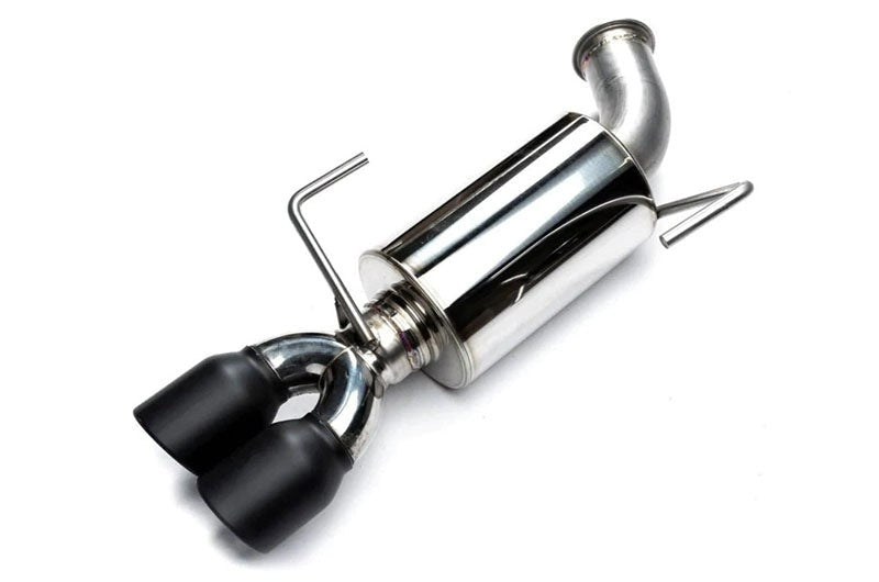 ETS Cat-Back Exhaust System w/Muffler Non-Resonated Stealth Black Tips - 2022-2024 Subaru WRX