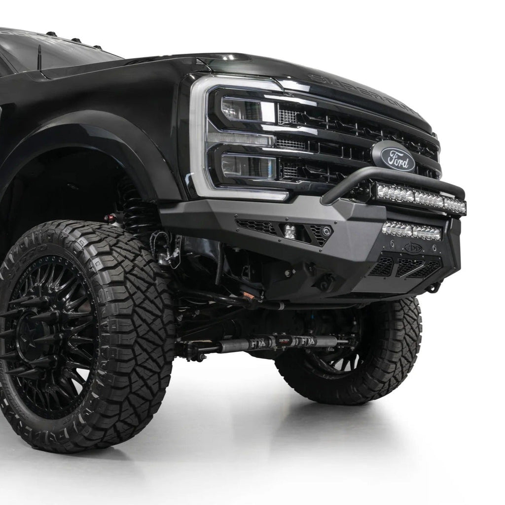 Addictive Desert Designs 2023+ Ford Super Duty HoneyBadger Front Bumper w/ Top Hoop