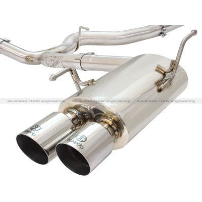 aFe Takeda 3in SS Exhaust Cat-Back 15-16 Subaru WRX/STI 2.0L/2.5L Polished Tips